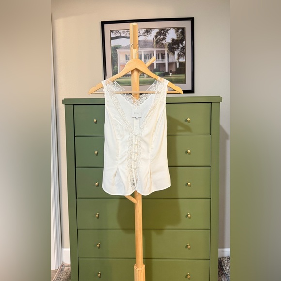 Reformation Cristina Top In Gossamer, brand new without tags, never worn. - Picture 13 of 16